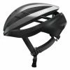 Casque Route Abus Aventor Gris Jaune / Fluo / Noir / Rouge