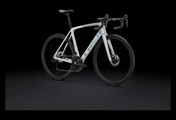 Vélo De Route Trek Émonda SL 7 Shimano Ultegra Di2 12V 700 Mm Blanc / Quicksilver 2023 â Image 2