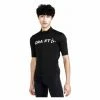 Maillot Manches Courtes Craft Essence Bike Noir Blanc