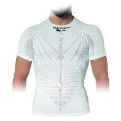 Sous-Maillot Manches Courtes Outwet EP2 Mailles Alternées Blanc