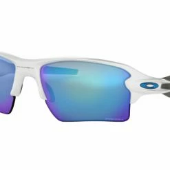 Lunettes Oakley Flak 2.0 XL Blanc - Prizm Sapphir OO9188-9459 Jaune / Gris