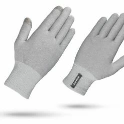 Gants Longs GRIPGRAB Merino Liner Gris Noir