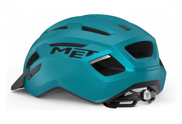 Casque MET Allroad Turquoise Mat 2022 Rouge – Image 3