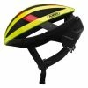 Casque Abus Viantor Jaune Fluo Rouge