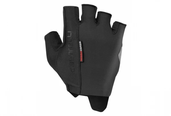 Paire De Gants Courts Castelli Rosso Corsa Espresso Noir Rouge / Noir – Image 2